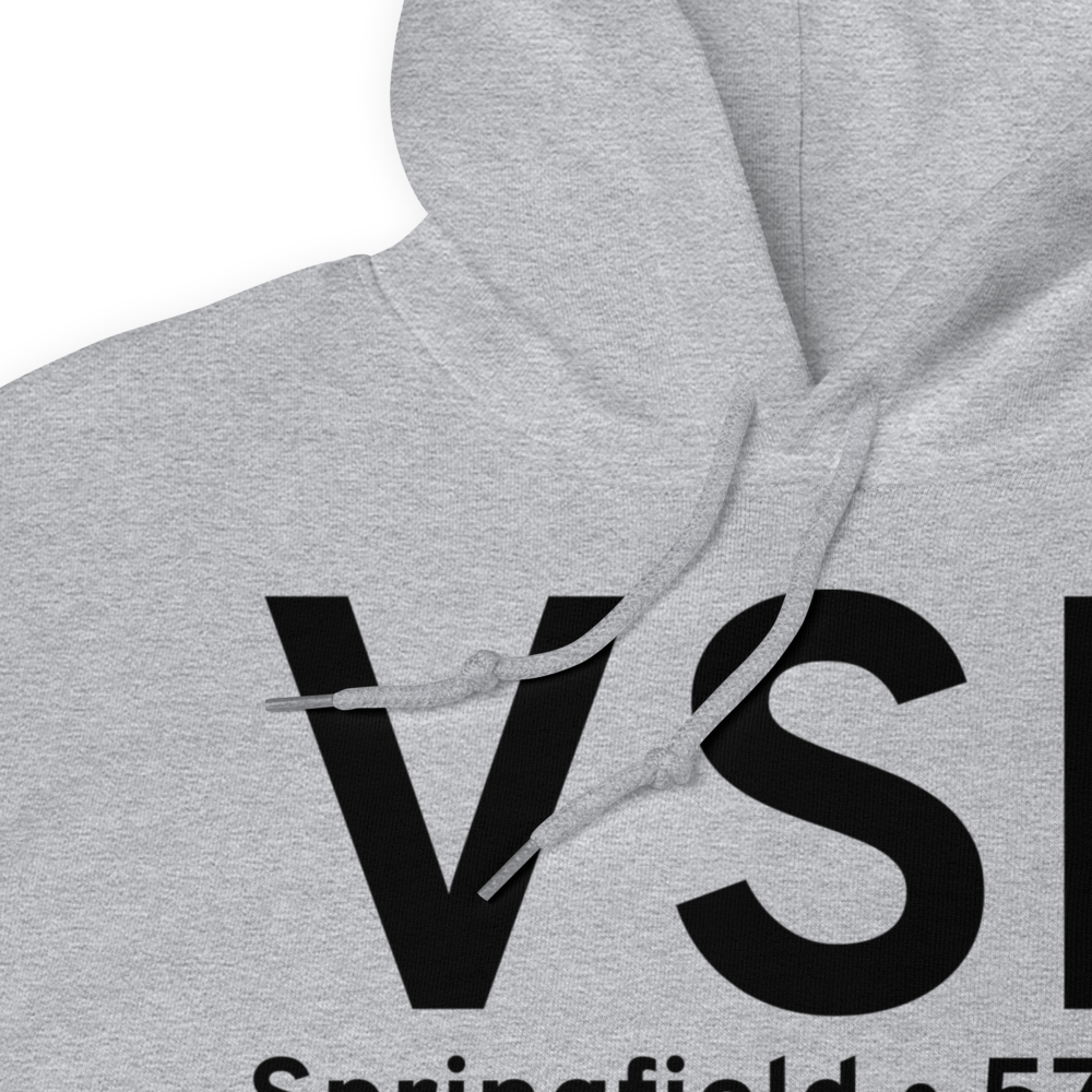 Springfield (KVSF) Airport Hoodie Sweatshirt 
