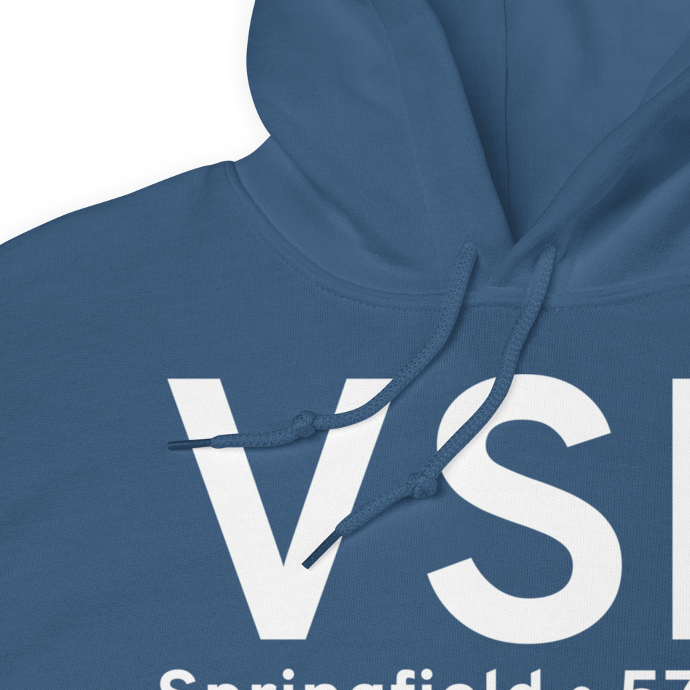Springfield (KVSF) Airport Hoodie Sweatshirt 
