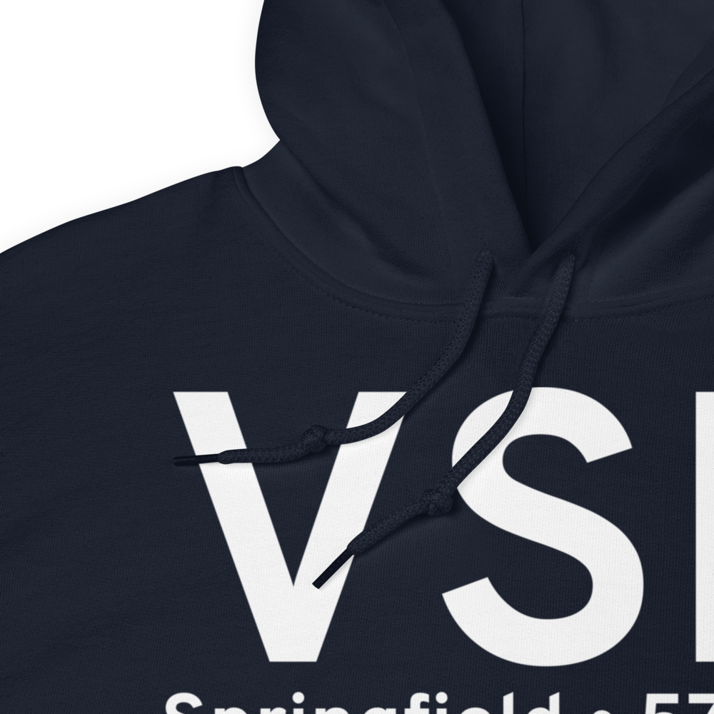 Springfield (KVSF) Airport Hoodie Sweatshirt 