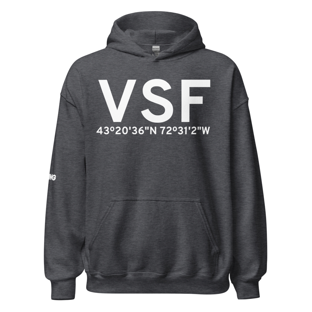 Springfield (KVSF) Airport Hoodie Sweatshirt 