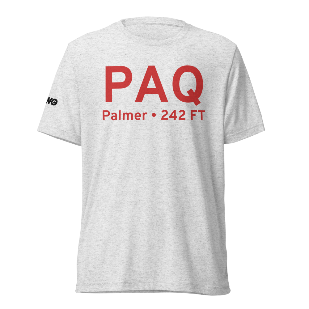Palmer (PAAQ) Airport Tri-blend T-Shirt 