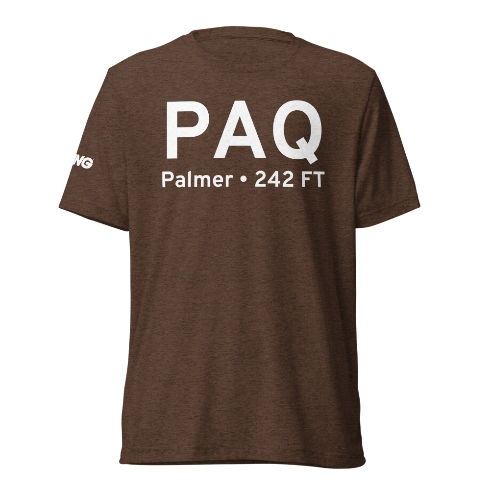 Palmer (PAAQ) Airport Tri-blend T-Shirt 