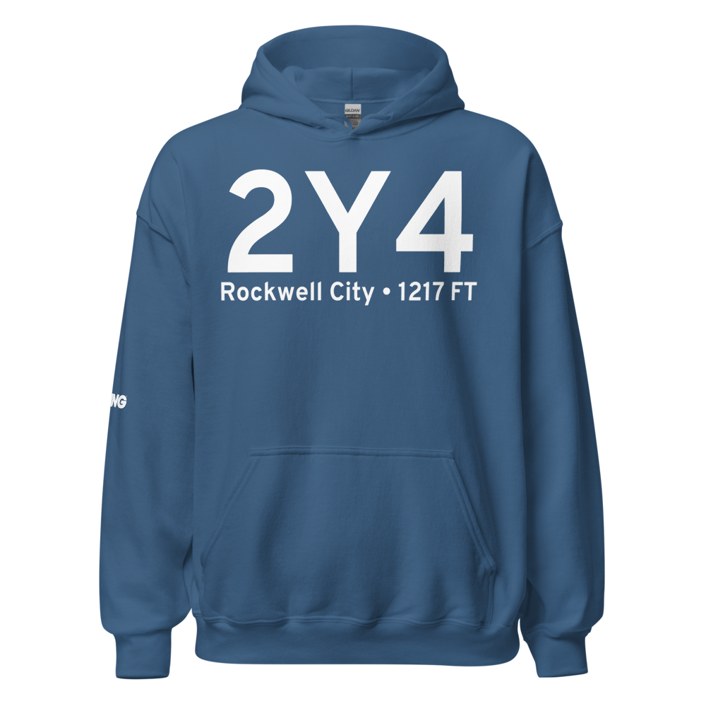 Rockwell City (K2Y4) Airport Hoodie Sweatshirt 