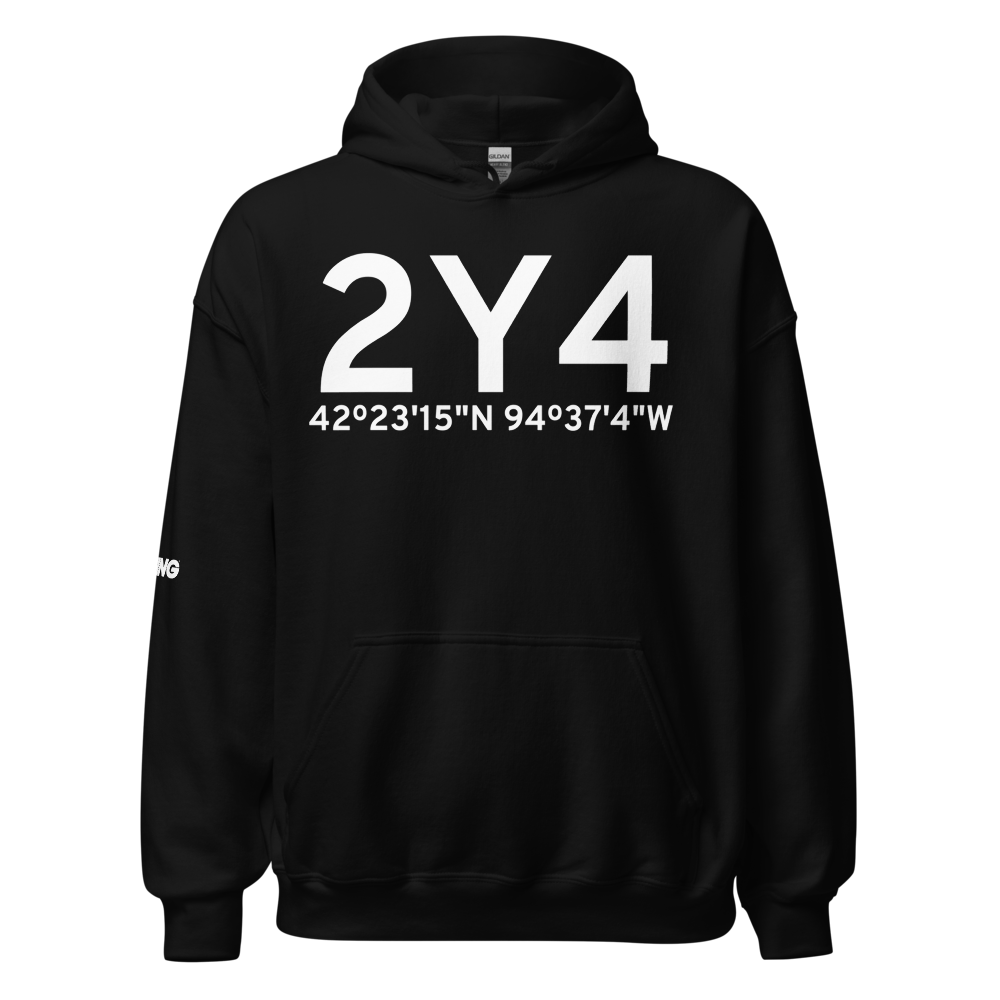 Rockwell City (K2Y4) Airport Hoodie Sweatshirt 