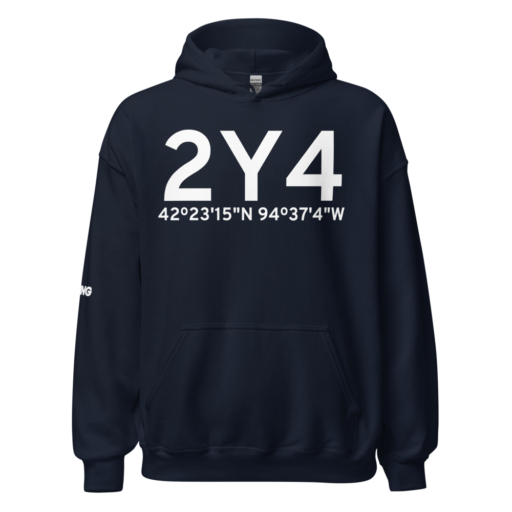 Rockwell City (K2Y4) Airport Hoodie Sweatshirt 