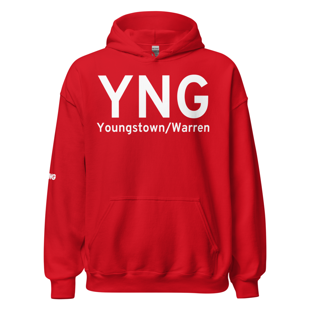 Youngstown/Warren (KYNG) Airport Hoodie Sweatshirt 