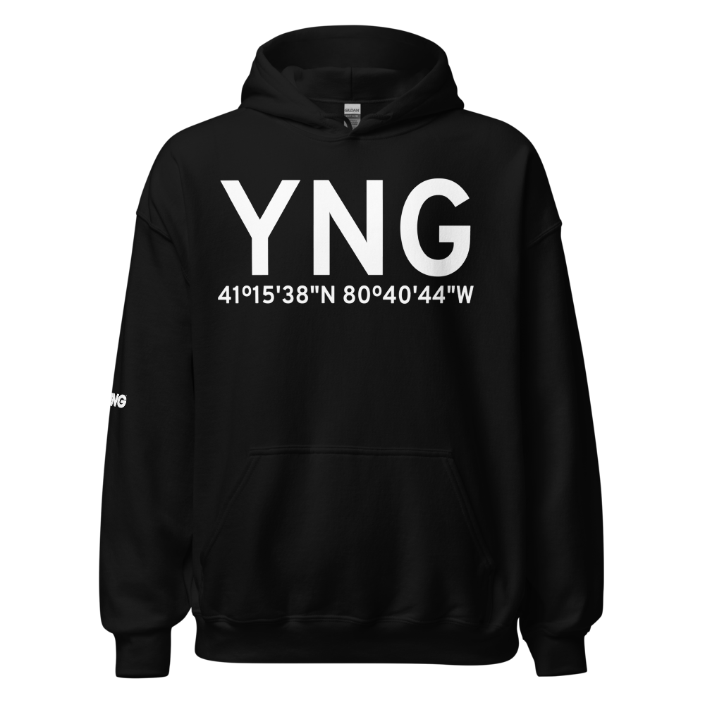 Youngstown/Warren (KYNG) Airport Hoodie Sweatshirt 