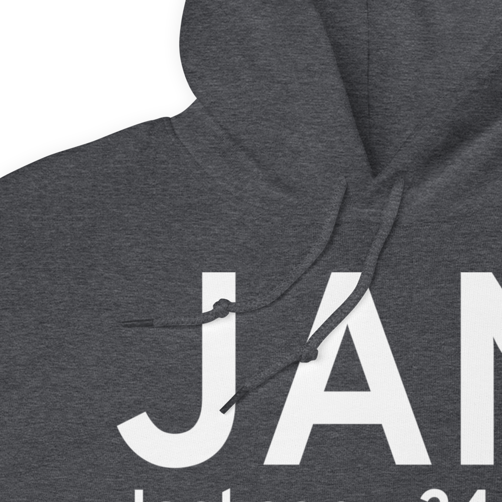 Jackson (KJAN) Airport Hoodie Sweatshirt 