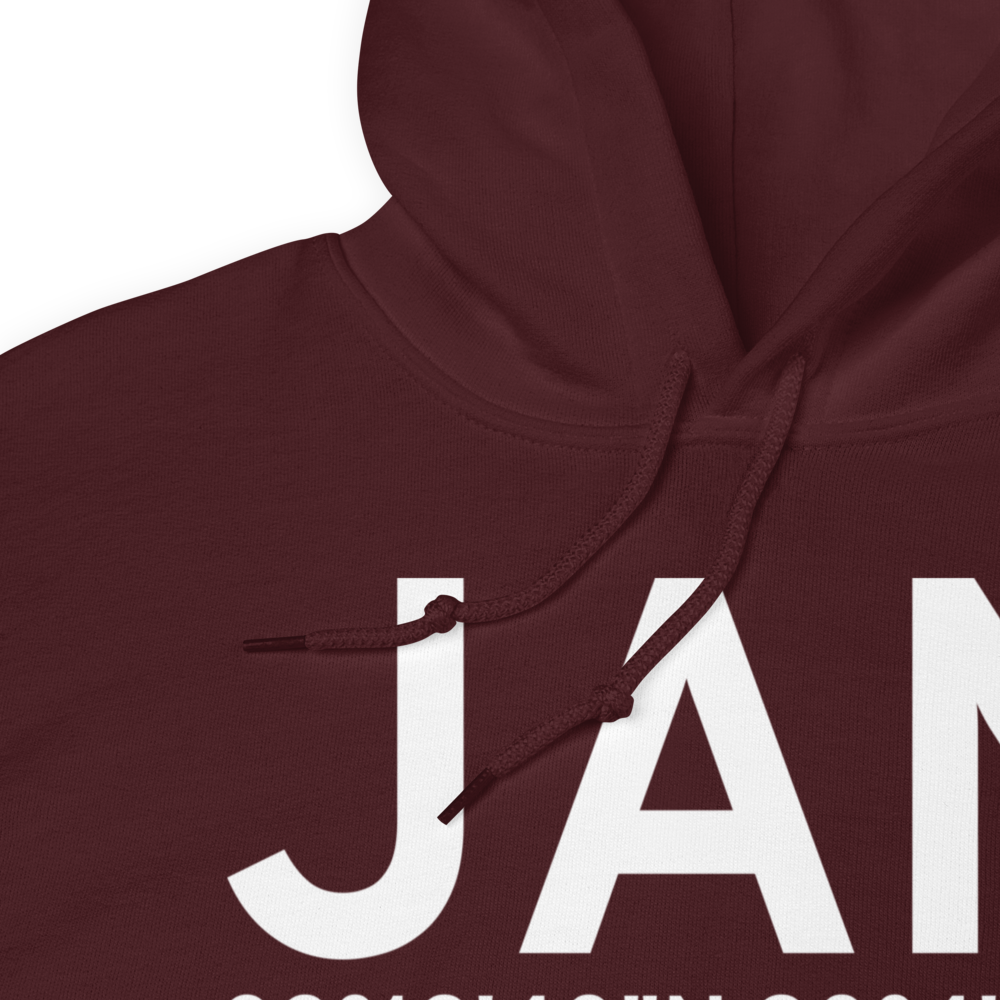 Jackson (KJAN) Airport Hoodie Sweatshirt 