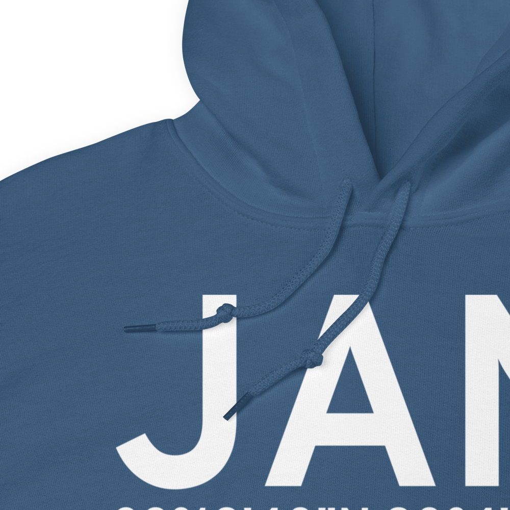 Jackson (KJAN) Airport Hoodie Sweatshirt 