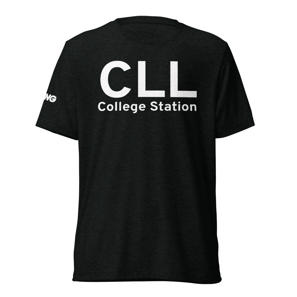 College Station (KCLL) Airport Tri-blend T-Shirt 