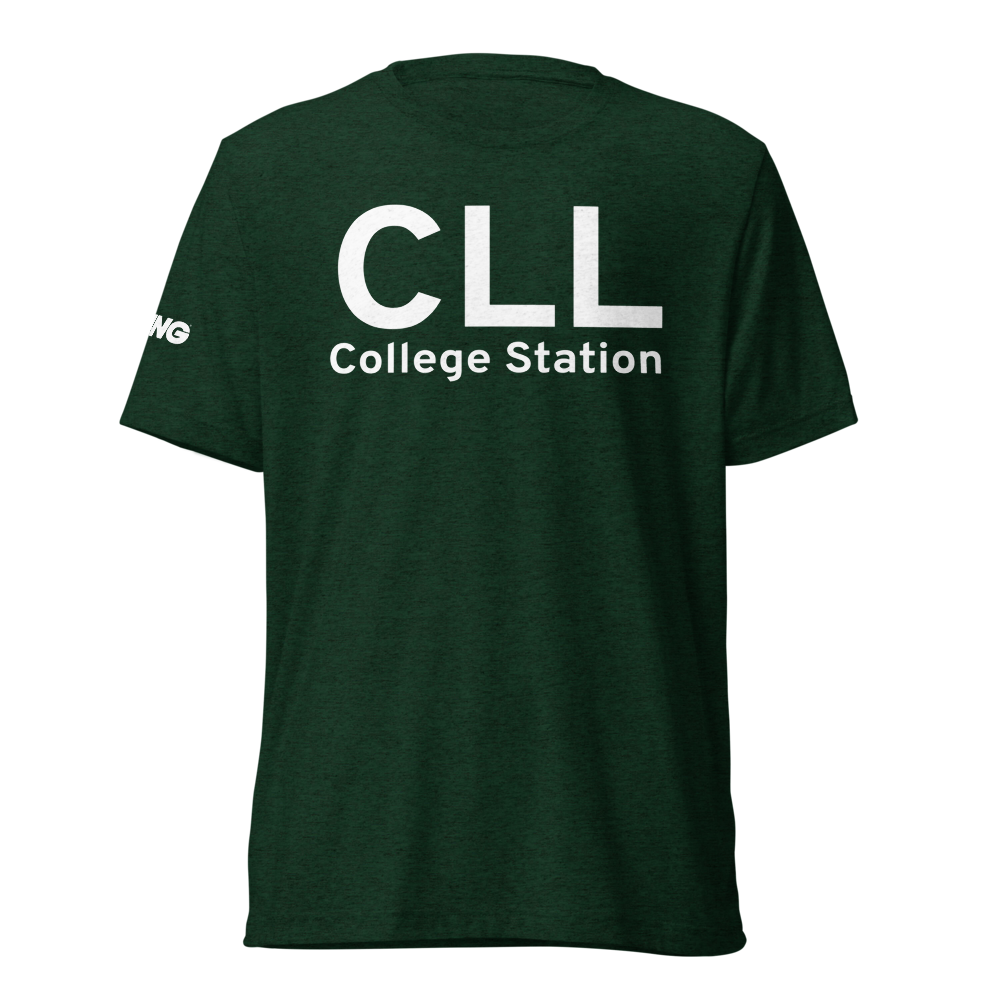 College Station (KCLL) Airport Tri-blend T-Shirt 