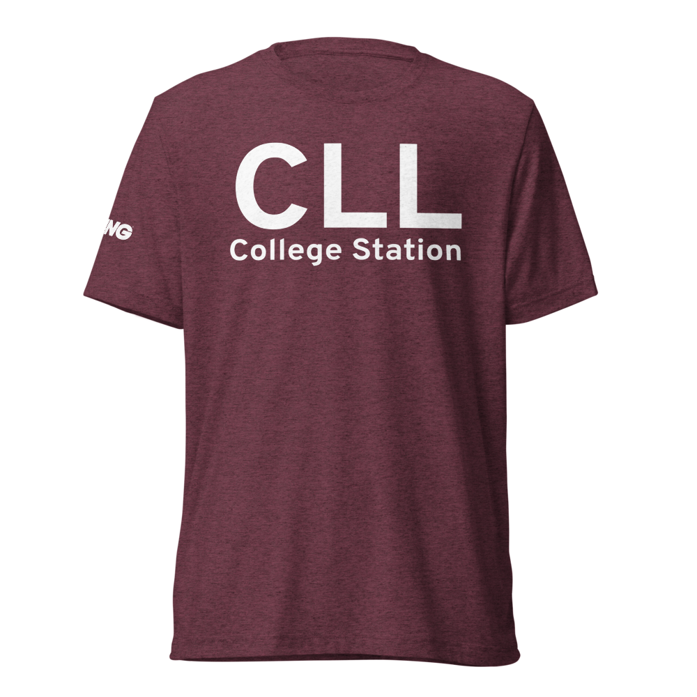 College Station (KCLL) Airport Tri-blend T-Shirt 
