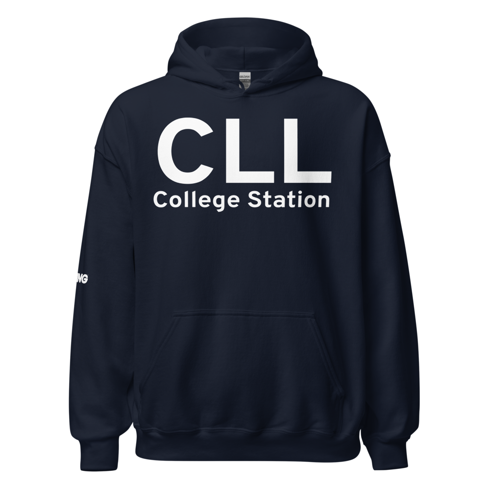 College Station (KCLL) Airport Hoodie Sweatshirt 