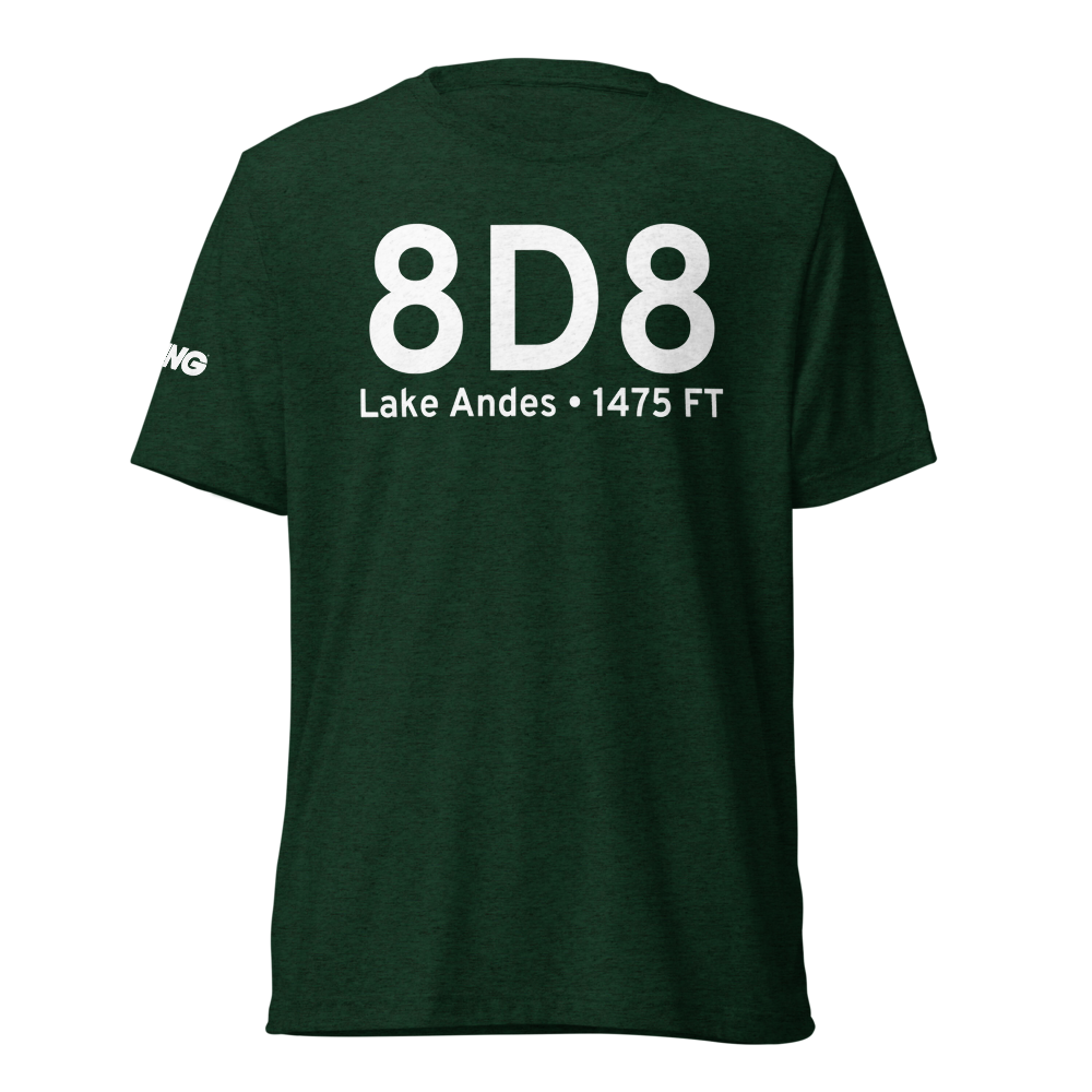 Lake Andes (8D8) Airport Tri-blend T-Shirt 