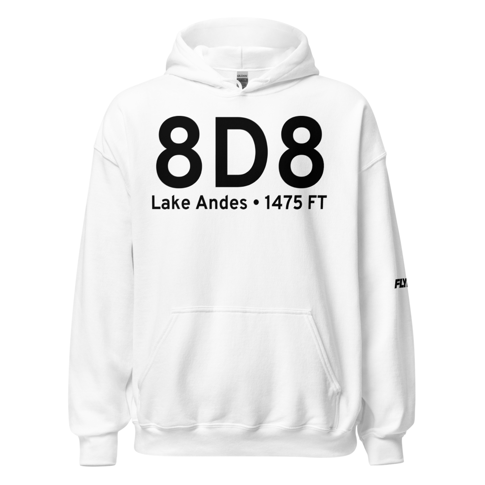 Lake Andes (8D8) Airport Hoodie Sweatshirt 