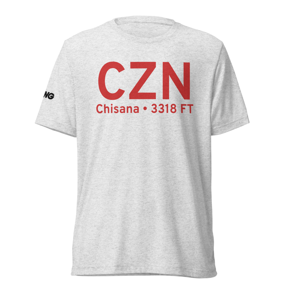 Chisana (CZN) Airport Tri-blend T-Shirt 