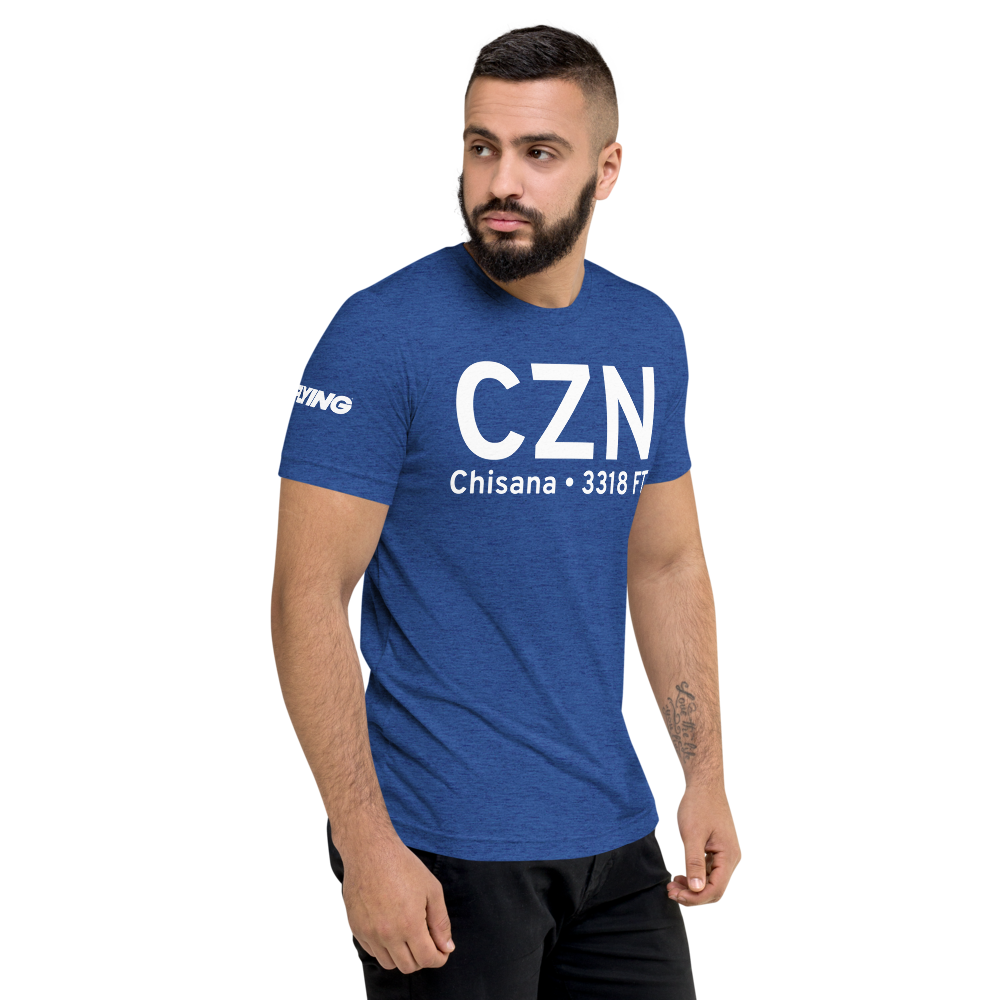 Chisana (CZN) Airport Tri-blend T-Shirt 