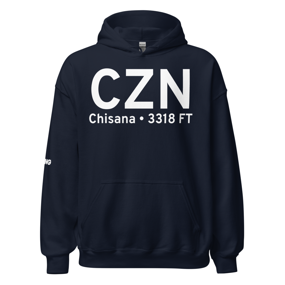 Chisana (CZN) Airport Hoodie Sweatshirt 