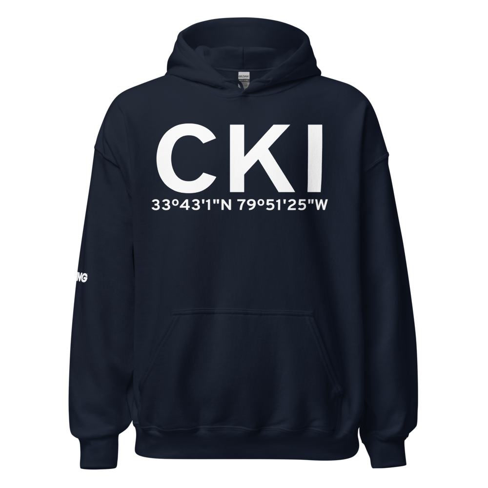 Kingstree (KCKI) Airport Hoodie Sweatshirt 