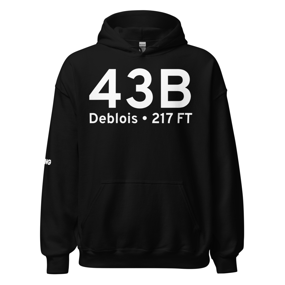 Deblois (K43B) Airport Hoodie Sweatshirt 