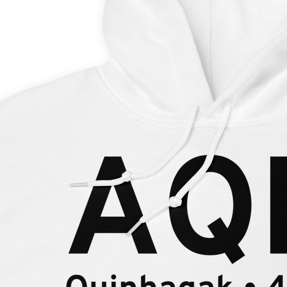 Quinhagak (PAQH) Airport Hoodie Sweatshirt 