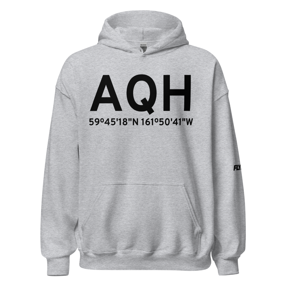 Quinhagak (PAQH) Airport Hoodie Sweatshirt 
