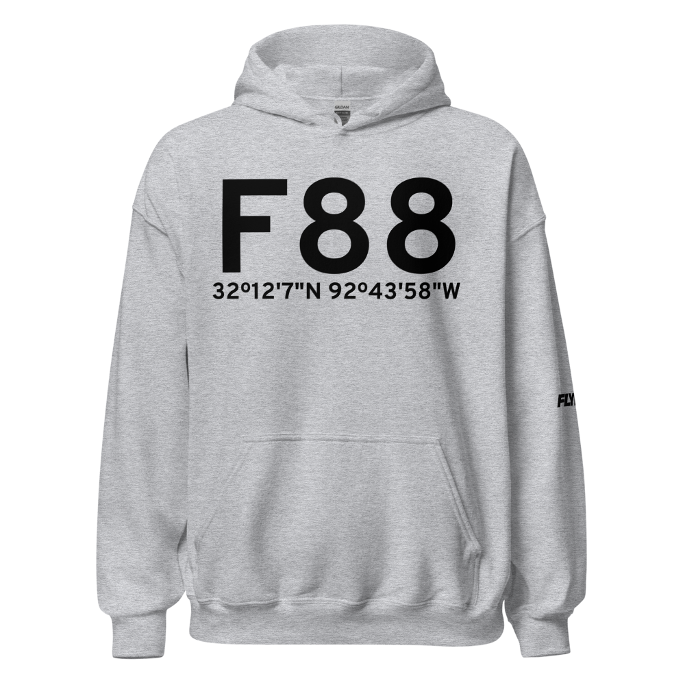 Jonesboro (KF88) Airport Hoodie Sweatshirt 