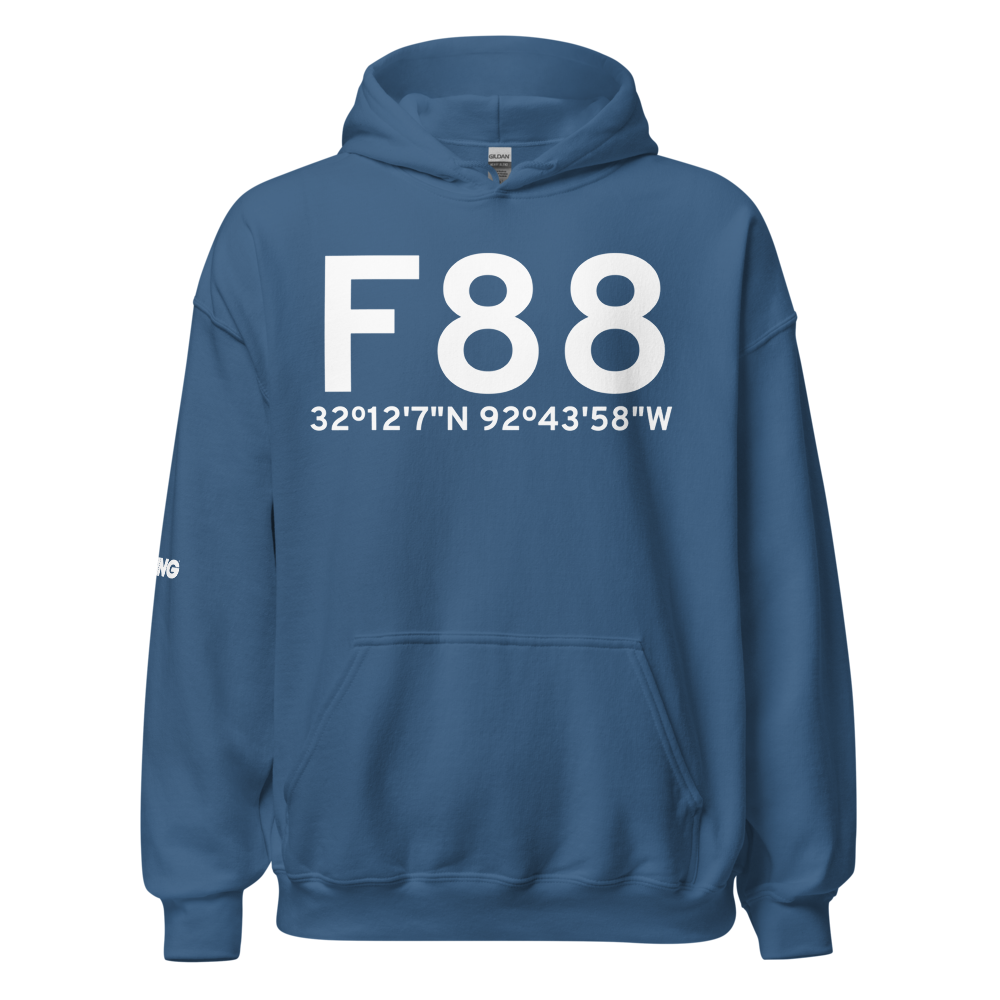 Jonesboro (KF88) Airport Hoodie Sweatshirt 