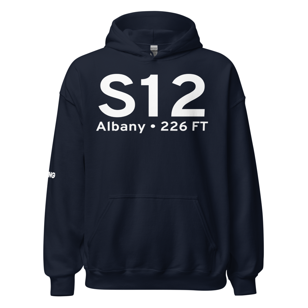 Albany (KS12) Airport Hoodie Sweatshirt 