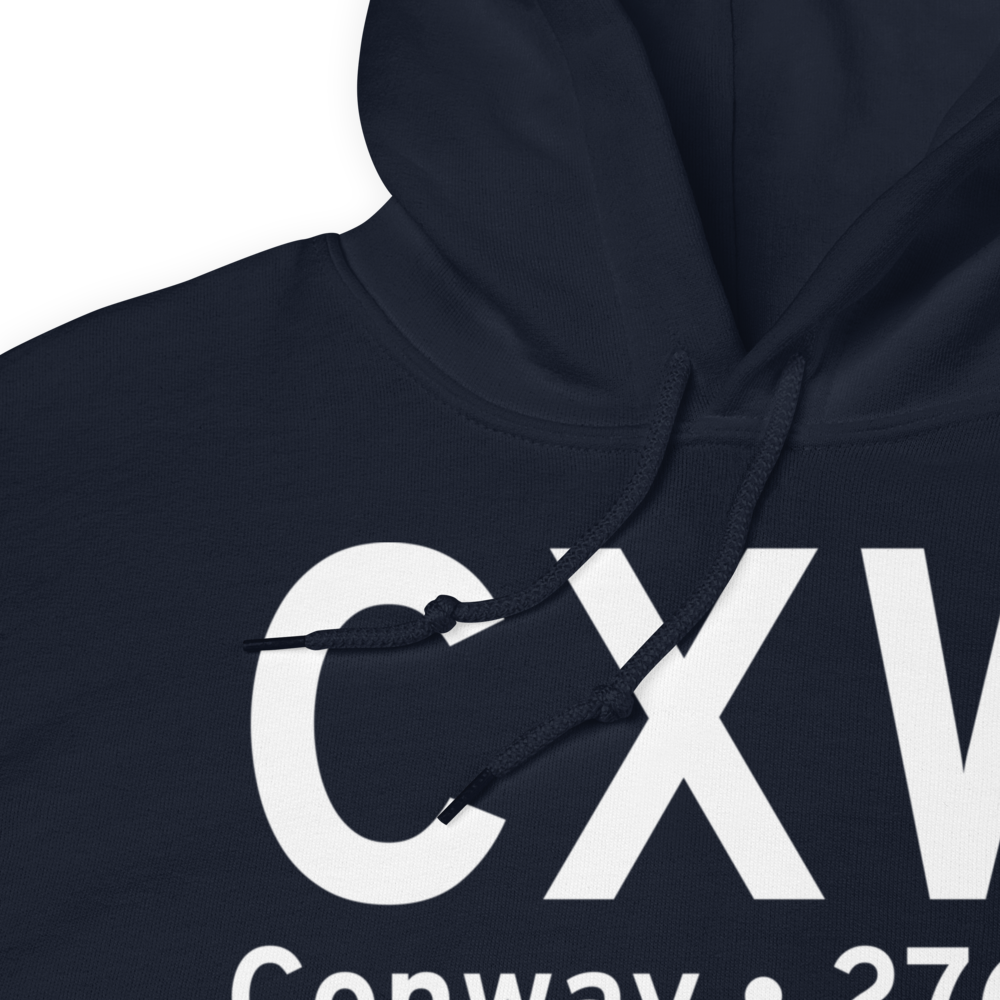 Conway (KCXW) Airport Hoodie Sweatshirt 