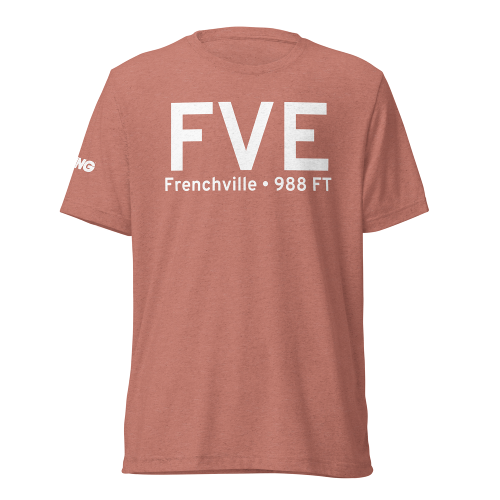Frenchville (KFVE) Airport Tri-blend T-Shirt 