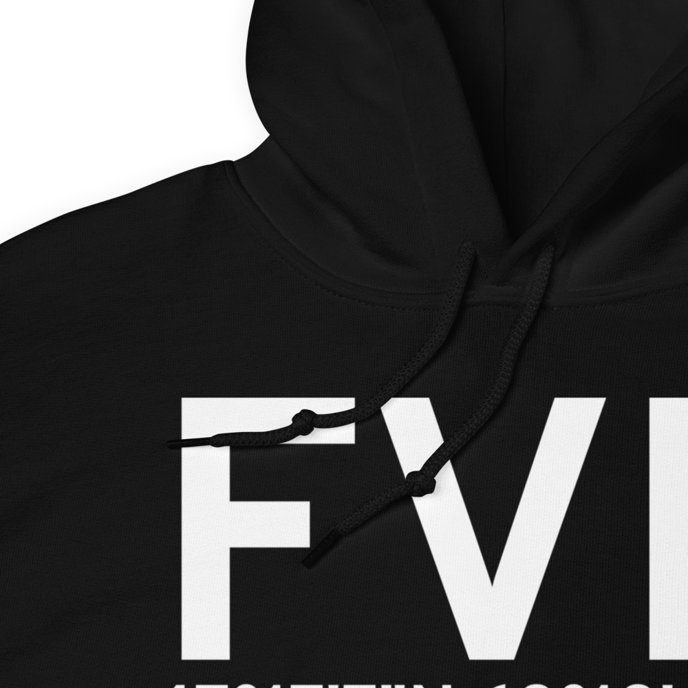 Frenchville (KFVE) Airport Hoodie Sweatshirt 