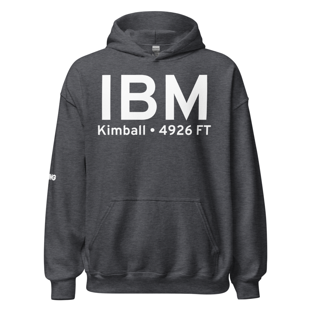 Kimball (KIBM) Airport Hoodie Sweatshirt 