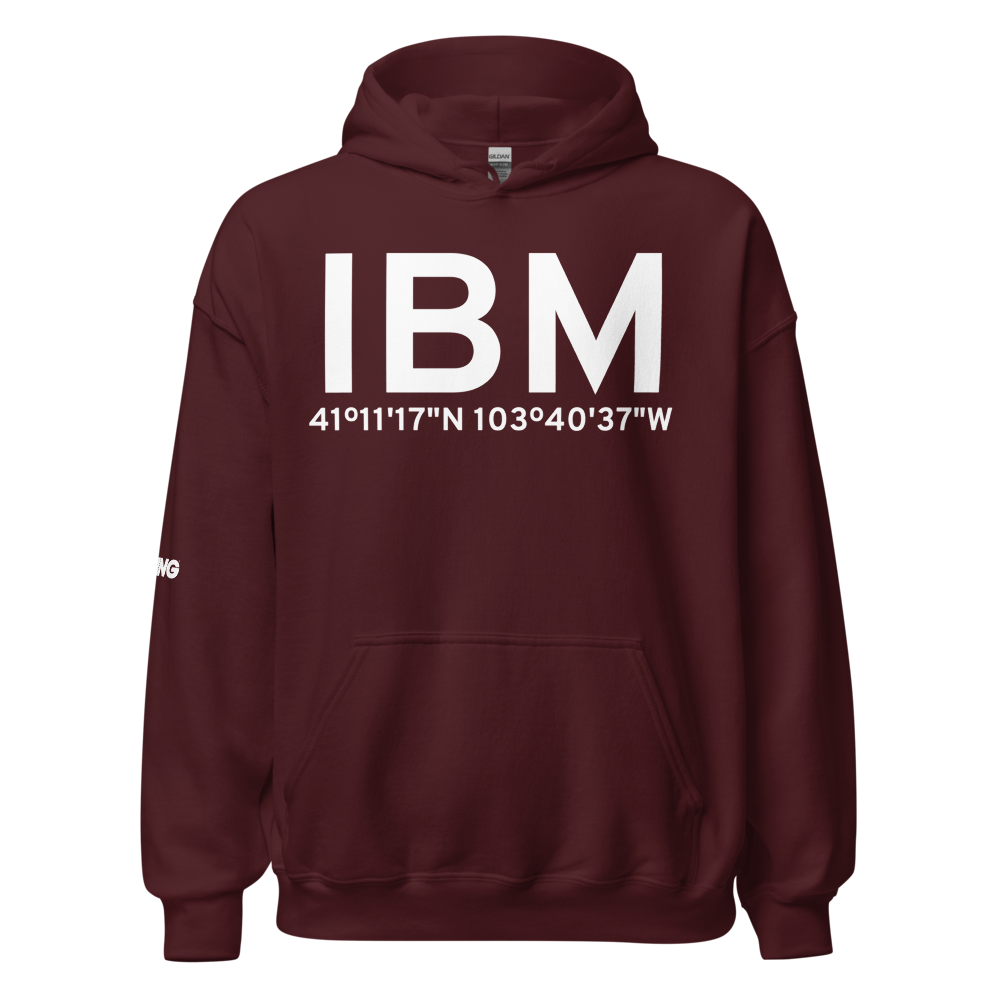 Kimball (KIBM) Airport Hoodie Sweatshirt 