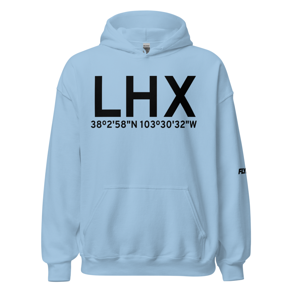 La Junta (KLHX) Airport Hoodie Sweatshirt 