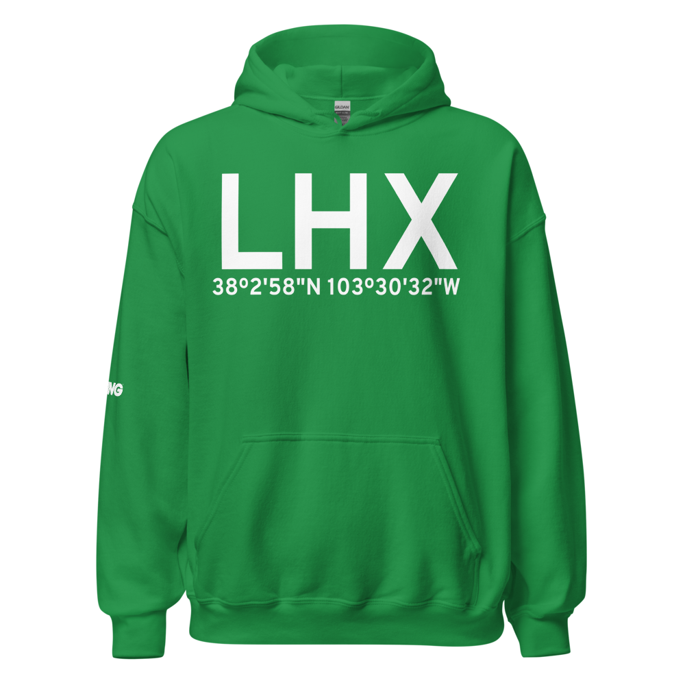 La Junta (KLHX) Airport Hoodie Sweatshirt 