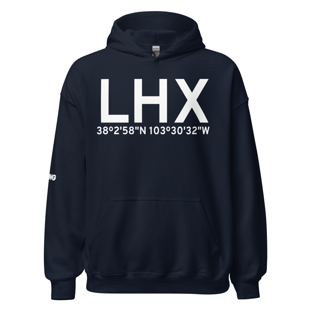 La Junta (KLHX) Airport Hoodie Sweatshirt 
