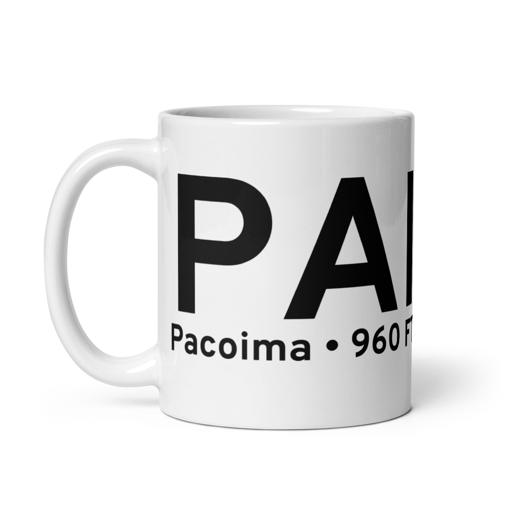 Pacoima (PAI) Airport Mug 