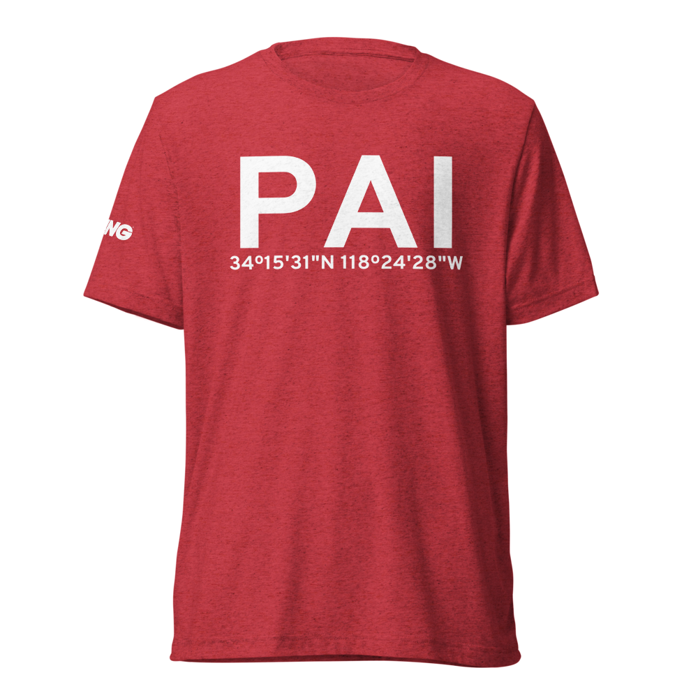 Pacoima (PAI) Airport Tri-blend T-Shirt 