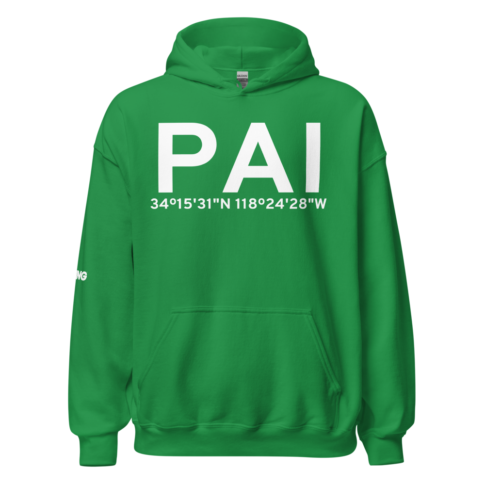 Pacoima (PAI) Airport Hoodie Sweatshirt 