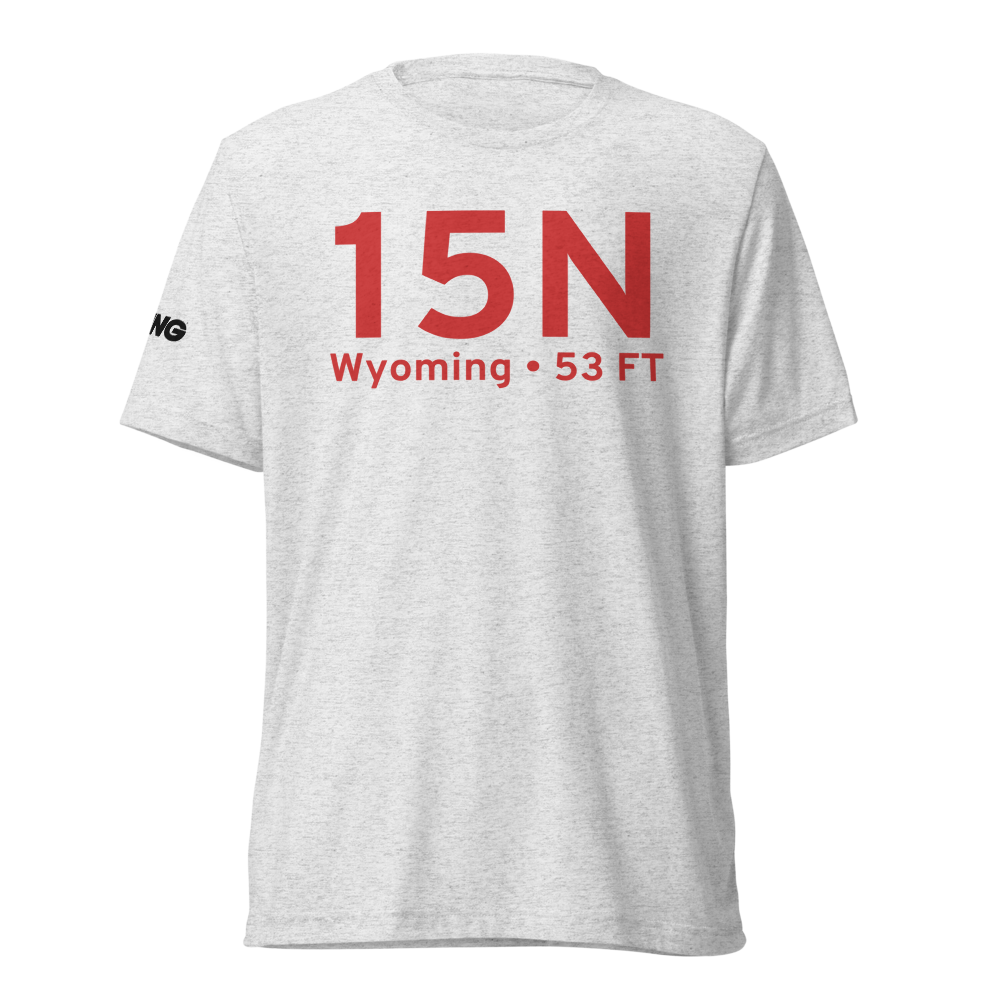 Wyoming (15N) Airport Tri-blend T-Shirt 