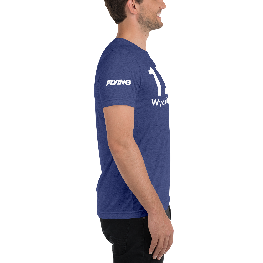 Wyoming (15N) Airport Tri-blend T-Shirt 