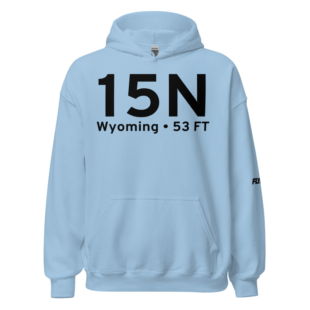 Wyoming (15N) Airport Hoodie Sweatshirt 