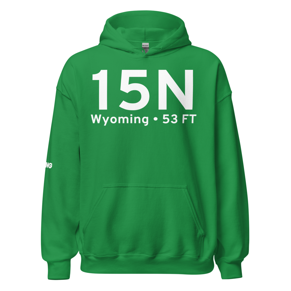 Wyoming (15N) Airport Hoodie Sweatshirt 