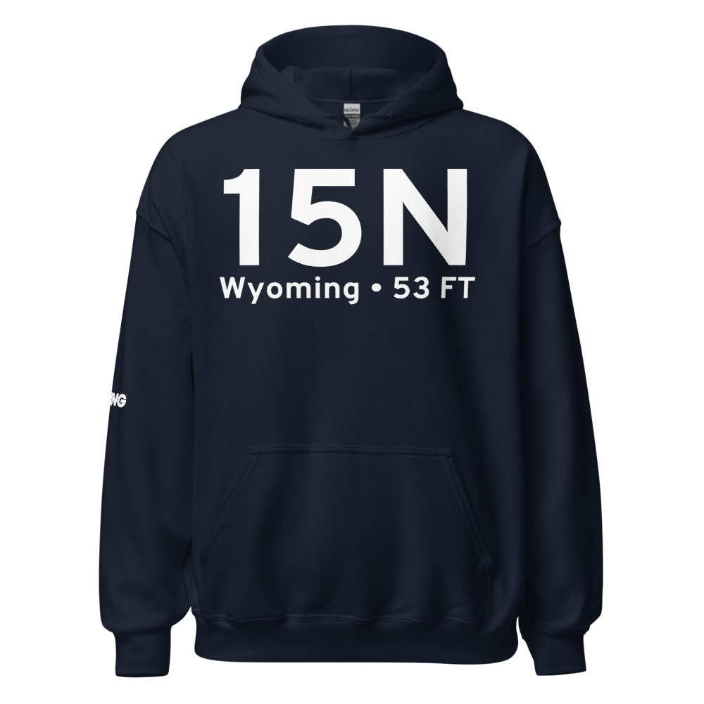 Wyoming (15N) Airport Hoodie Sweatshirt 