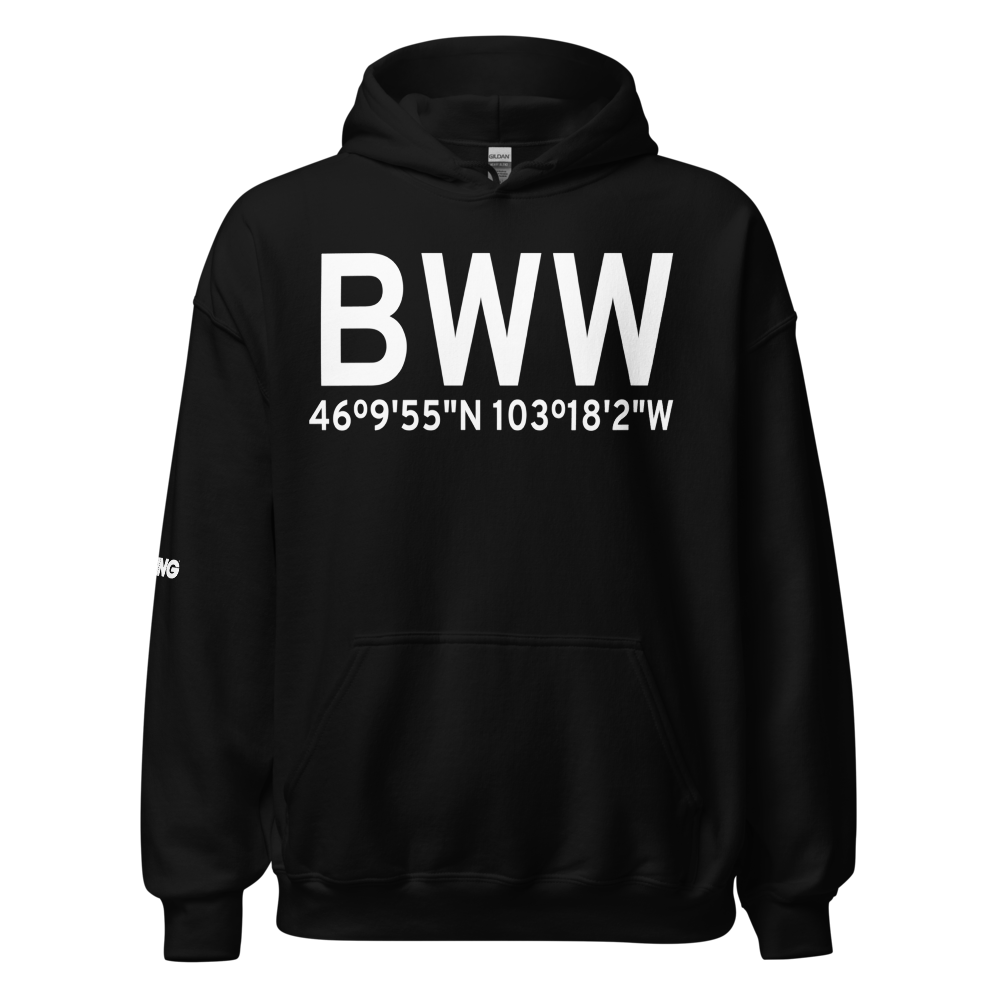 Bowman (KBWW) Airport Hoodie Sweatshirt 