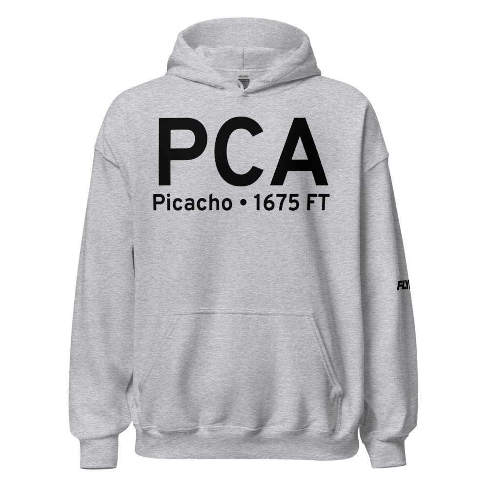 Picacho (KPCA) Airport Hoodie Sweatshirt 