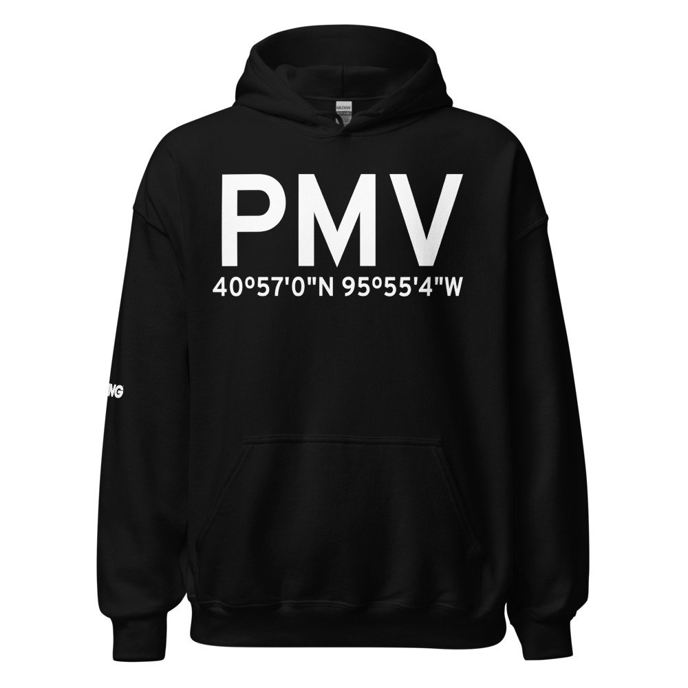 Plattsmouth (KPMV) Airport Hoodie Sweatshirt 