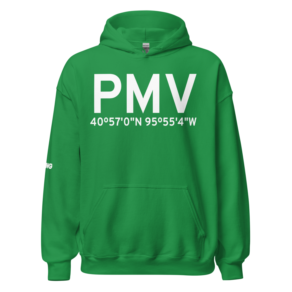 Plattsmouth (KPMV) Airport Hoodie Sweatshirt 
